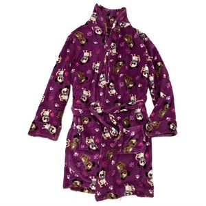 Faded Glory Kid’s Puppy Dog Bathrobe, Size XL (14-16)